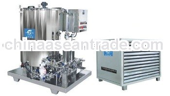 500L /1000LCosmetics/ Perfume Mixing Machine With Freezing , Pneumatic Mixer