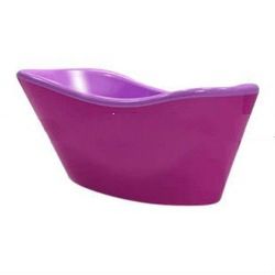 WS Bath Collections Nina Cherry 66 Inch Modern Acrylic Freestanding Tub