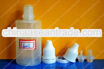 50ml plastic pharmaceutical bottle with Tampeproof cap for liquid oil