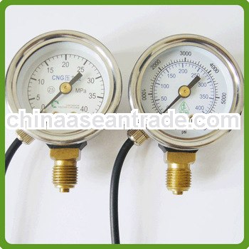 50mm bourdon tube pressure sensor for CNG/LPG