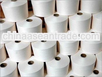 50s close virgin raw white spun polyester yarn