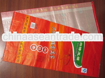 51g red liminated rice printed poly bags