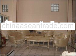 LOUIS Living Room Solid Wooden Sofa Set