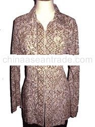 Blouse Crape Collar