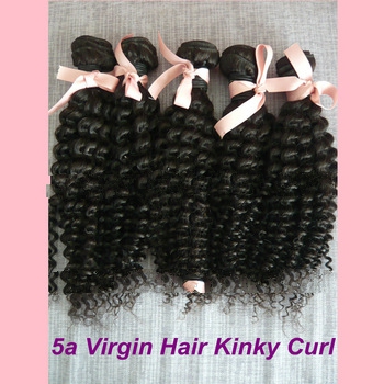 5A Grade Cheap Unprocessed Wholesale curly virgin hair, Natural Color Malaysian virgin human hair ex