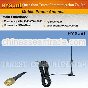 5.5Dbi Mobile Phone Antenna TCQZ-XX-5.5-900/1800V-1