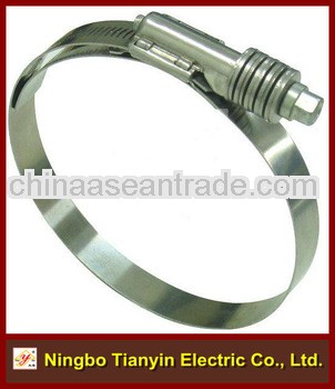5/8 inch bandwidth perforated style high pressure hose clamp with gasket