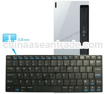 5.8mm Ultra-thin Mini Bluetooth 3.0 Keyboard for Android Tablet PC