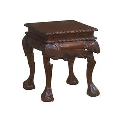 Natural French End Table