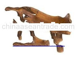 TEAK ROOT FURNITURE BENCH TRB17