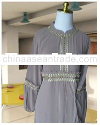 Golden Embellishment Islamic Abaya
