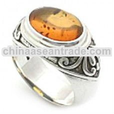 Lovely Engraved Swirl Dome Art Ring 14x10ov