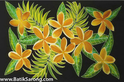 Sarongs Beach Pareo Bali Batik Hand Painted Tiare Tahiti