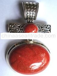 Coral Casting Pendant