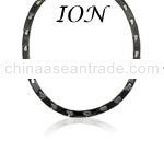 BECRUX Black and Silver Ion Necklace