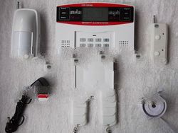 Product Description for 100 Zones LCD Display Wireless/Wired Burglar Alarm System