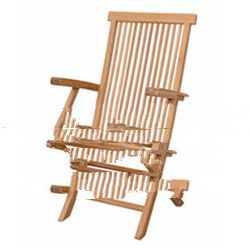 TEAK GARDEN FURNITURE OF BRITANIA FOLDING ARM CHAIR