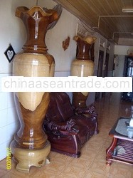 wooden vase