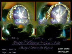 Star Purple Sapphire Ring