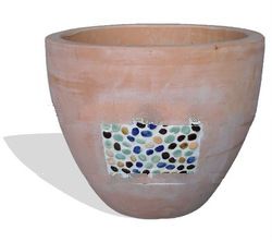 AAA new mosaic terracotta flower pot