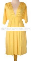 BD31 Rush V Neck Elastic Dress