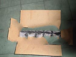 Cube type briquette for shisha smoking