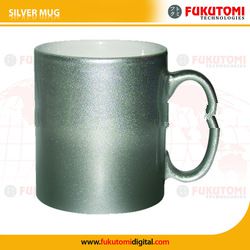  11oz Silver Ceramic Sublimation Mugs
