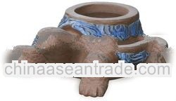  clay animal planter