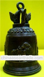 Antique Bronze Bell with Elephant design
