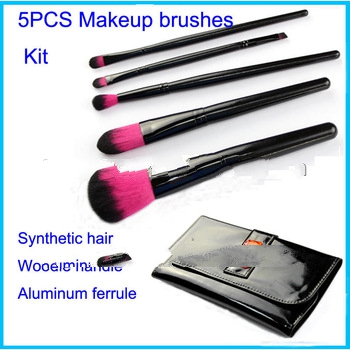 5pcs Makeup Brush Set Professional Manufacturer China Diamond
