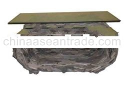 Driftwood Coffee Table Glass Top
