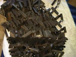 ebony wood stamp, stick, flooring