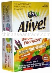 131 in one! alive mega nutritionals
