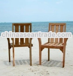 Teak Stacking Chair for Teak Garden and Outdoor Furniture