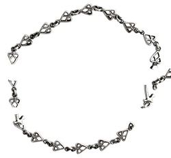 925 silver link bracelet