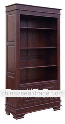 Solid Wood Bookcase 2 doors