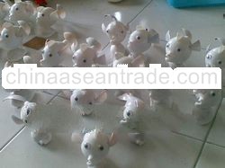 White Fish Decor Seashells Decorations