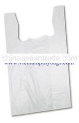 Vest carrier poly plastic bag made in 