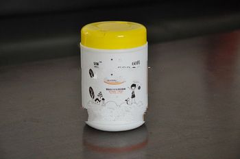 60pcs tube baby wet wipes OEM