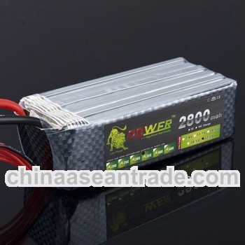 6S 22.2V 2800MAH 35C RC helicopter lipo battery