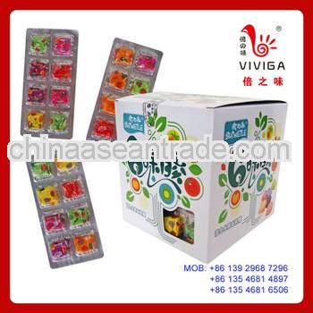 6 Flavors of Fruity Sour Soft Caramel Candy