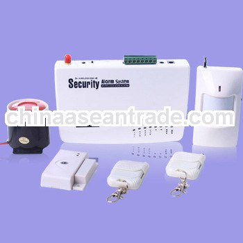 6 zone GSM auto-dial intelligent burglar alarm system oem wireless home alarm