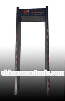 6 zones walk through metal detecting