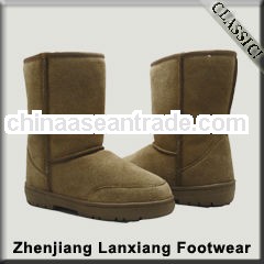 7001B classic short genuine australian sheepskin non-slip winter boots for women
