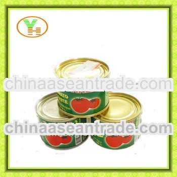 70g Fresh Tinned Brix 28-30 Tomato Paste Ketchup