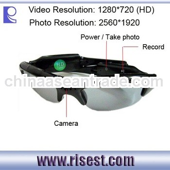 720P Sports Video Recorder Sun Glasses Camera