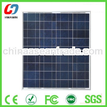 75W, 80W high efficiency certificated photovoltaic cells for solar lighting