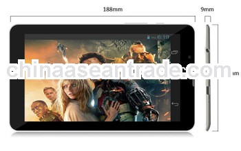 7 inch Support Android 4.1,3G,Calling tablet pc mtk6577