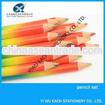7 inch wooden jumbo multi colour pencil