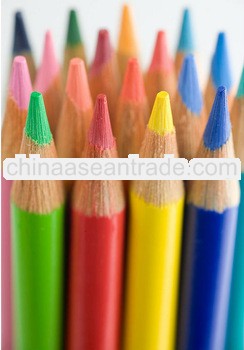 7" top quality printed color pencil set for drawing
